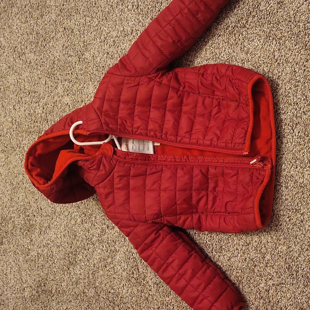 Cat and Jack Red toddler coat